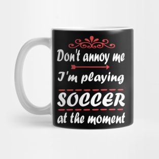 soccer soccer player goal gift club team Mug